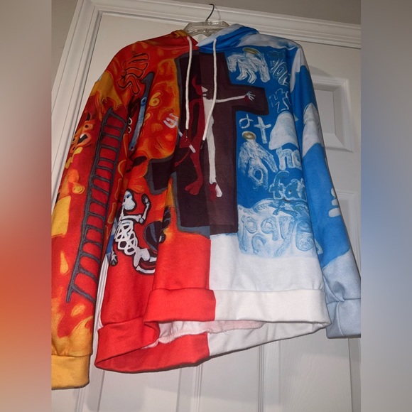 Heaven 😇or Hell👹 hoodie size M - Picture 6 of 13